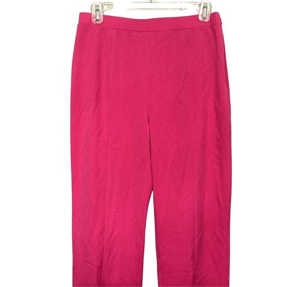 1. State Pants Front Hem Side Slit Zip Closure Elastic Waistband Pink W 6 NWOT - Picture 3 of 10